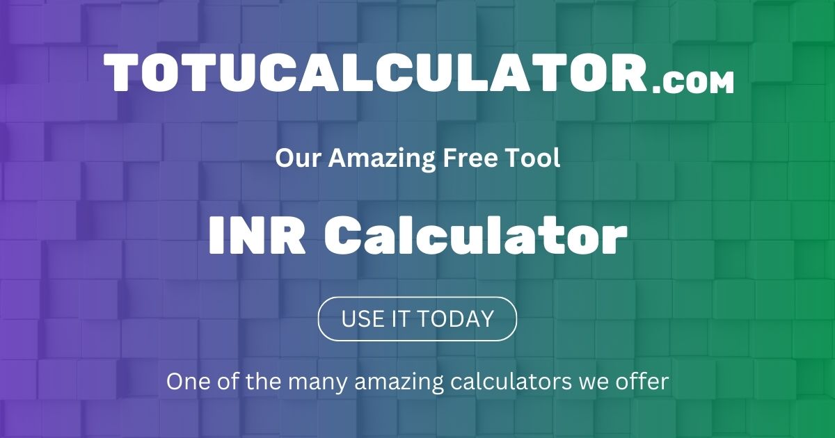 INR Calculator